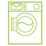 Wash Area For Washing Machine and Dish Washer